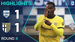 COMOPARMA 11  HIGHLIGHTS  All square in Como  Serie A 202425 [upl. by Llerrahs]