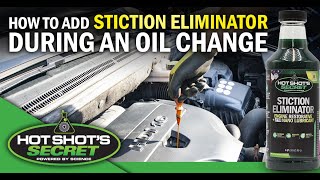 How to add Stiction Eliminator during an Oil Change [upl. by Suirada]