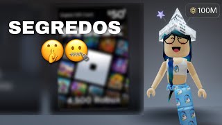 SEGREDOS NO CATÁLOGO DO ROBLOX 🤐🤫 [upl. by Ydaf737]