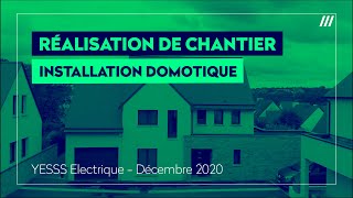 Réalisation de chantier  Installation domotique [upl. by Broek929]