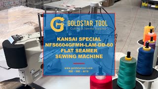 Product Showcase  Kansai Special NFS6604GFMHLAMDD60 Sewing MachineGoldstartoolcom8008684419 [upl. by Acinonrev882]