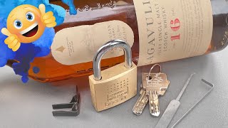 1530 German Lock Scotch Whiskey amp American Picks Burg Wachter 45040 [upl. by Ranitta513]