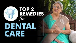 2 Natural Way to Remove Dental Plaque Without Going to Dentist  Best Home Remedies for Oral Hygiene [upl. by Ainala]