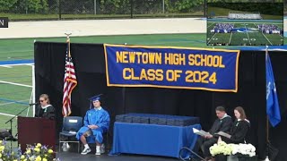 Sandy Hook shooting survivors graduate high school in Newtown [upl. by Nosnej]