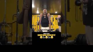 Snoop Dogg working out 😂😂😂 snoopdogg hiphop entertainment [upl. by Inohtna]