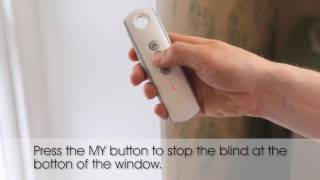 How To Take A Somfy Electric Roller Blind Out Of Program Mode [upl. by Labana206]