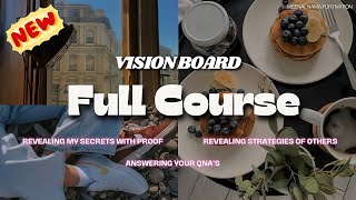 🤩 VISION BOARD FULL COURSE🎯😍मेरी जल्दी Success का Raaz🏅🔥I’ve had 5 Come True 🥳 visionboard 2025 [upl. by Kaya347]