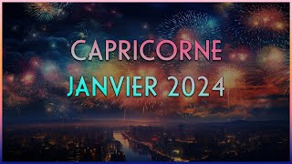 ♑ CAPRICORNE  Mettre en place de nouveaux projets essentiels JANVIER 2024 [upl. by Aihsaei]