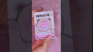 Pocket inkless mini printer 12 x thermal paper roll thermal portable Bluetooth wireless mini printer [upl. by Nimaynib]