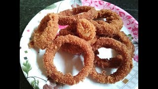 Onion Ring Snacks Recipe  Onion Rings Recipe Quick and Easy Tasty [upl. by Sarge177]