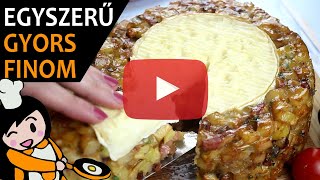 Rakott sült burgonya camembert sajttal  Recept Videók [upl. by Aztinaj]