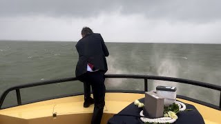 Uitvaart op het IJsselmeer 10 september 2024 [upl. by Yadnus674]