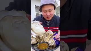 asmr eating raw oysters mukbang [upl. by Ester721]