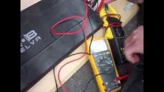 Belva BB5000d Amplifier Clamp tested for wattage [upl. by Ecidna]