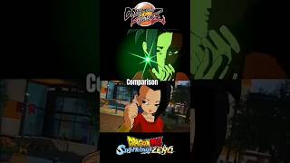 DBFZ Vs DBSZ  Fusions Comparison dbfighterz dragonballsparkingzero animegames anime vegeto [upl. by Enilreug590]