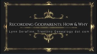 How and Why to Record Godparents in Your Family Tree [upl. by Calle]