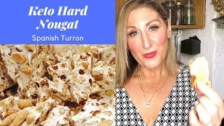 Keto Hard Nougat Turron [upl. by Ramsa140]