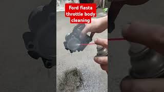 Throttle body cleaning fordfiesta throttlebodycleaning carcare diyprojects dailyvlog shorts [upl. by Aynahs995]