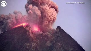 Volcano eruption caught on camera [upl. by Blanc]