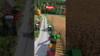 Fakir vs Zengin 🌽 amp Poor and Rich poor rich poorandrich fs22 FS22 ls22 vs fendt music Mod [upl. by Ellak]