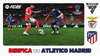 BENFICA vs ATLETICO MADRID  UEFA Champions League 202425  EA SPORTS FC 25 [upl. by Anemolif]