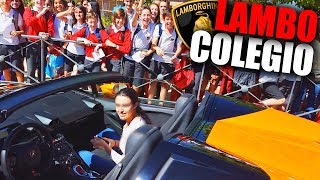 ¿CÓMO REACCIONAN en el COLEGIO CUANDO VAS CON UN LAMBORGHINI AlphaSniper97 [upl. by Neggem254]