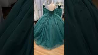 Ball Gown Green Quinceanera Dresses 2023 [upl. by Hazmah]