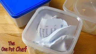 Quick Tips Removing Odors from Plastic Containers  One Pot Chef [upl. by Aun]