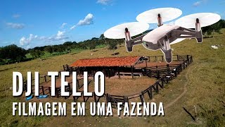 Review DJI Tello  Filmagem na Fazenda [upl. by Jobe895]