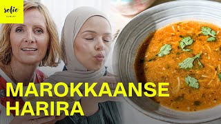 Harira soep van Wissam  authentiek Marokkaans recept 🍲  Sofie Dumont [upl. by Ecnadnak929]