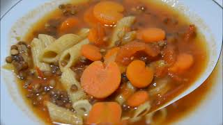 Minestrone lentilles recette cookeo [upl. by Cita523]