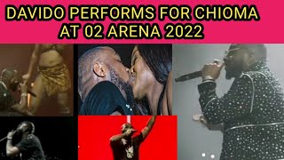 DAVIDO SINGS FOR CHIOMA AT 02 ARENA LONDON 2022 [upl. by Warrin]