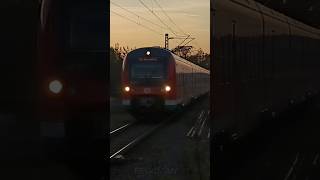 DB BR 440 passing by aubing station deutschebahn train railway regionalbahn münchen [upl. by Mumford474]