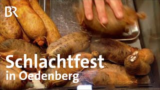 Kesselfleisch Schlachtfest in Oedenberg  Zwischen Spessart und Karwendel  BR  Doku  Reportage [upl. by Zeus398]