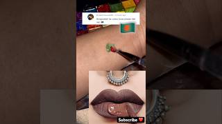 Brown lipstick Shades for all SKIN types 💄colourmixing lipstickhacks satisfyingvideo [upl. by Nairred]