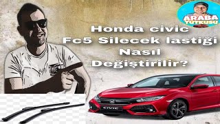 En kolay Muz silecek lastiği değişimi honda civic Fc5how to replace windshield wipers on your car [upl. by Annelise342]