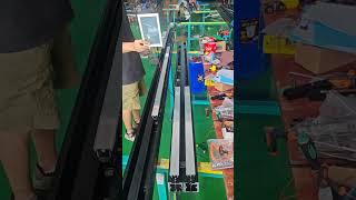 Smart glass used on automatic sliding door opener Telescopic sliding door track systems doors [upl. by Dow]