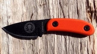 ESEE Candiru  Amazing knife   Wood processing amp edge retention test [upl. by Yrffoeg]