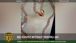 RECIDIVIST REȚINUT PENTRU JAF [upl. by Simmie]