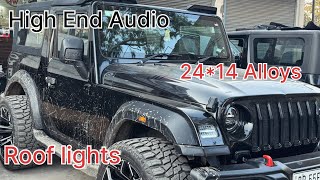 Installing G Wagon Style Lights Thar 2024 Thar lights Thar Roof Lights Thar Modification❤️ [upl. by Yatnahc869]