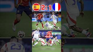 Spain🆚France21UEFA Euro Cup semi final 2024shorts football cr7 worldcup ronaldo messi [upl. by Hanej]