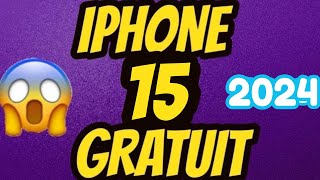 Gagner iPhone 15 Gratuitement  iPhone 15 Pro Gratuitement 2024 [upl. by Aley3]