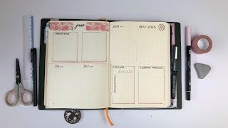 BULLET JOURNAL  Dutch Door Layout [upl. by Zins395]