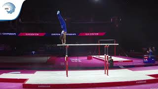 Jake JARMAN GBR  2018 Artistic Gymnastics Europeans junior parallel bars final [upl. by Tiphany449]