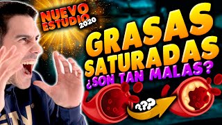 GRASAS SATURADAS🍳¿Ya no son tan malas🥥Nuevo Estudio Junio 2020 [upl. by Nerol]