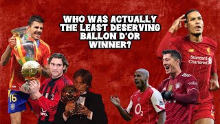 What is the Worst Ballon D’or Robbery of All Time [upl. by Cristin77]