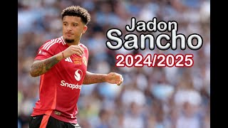 Jadon Sancho  20242025  Skills Assists  Goals – [upl. by Oiruam875]