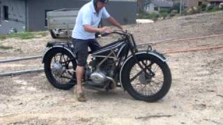 1928 BMW R47 Bike  First Start Up [upl. by Lukas]