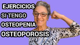 EJERCICIOS PARA OSTEOPENIA Y OSTEOPOROSIS [upl. by Denae]