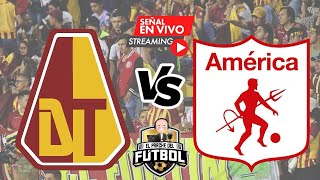 Tolima 2 vs América 1  Fecha 3  Liga I 2024 [upl. by Nebuer]